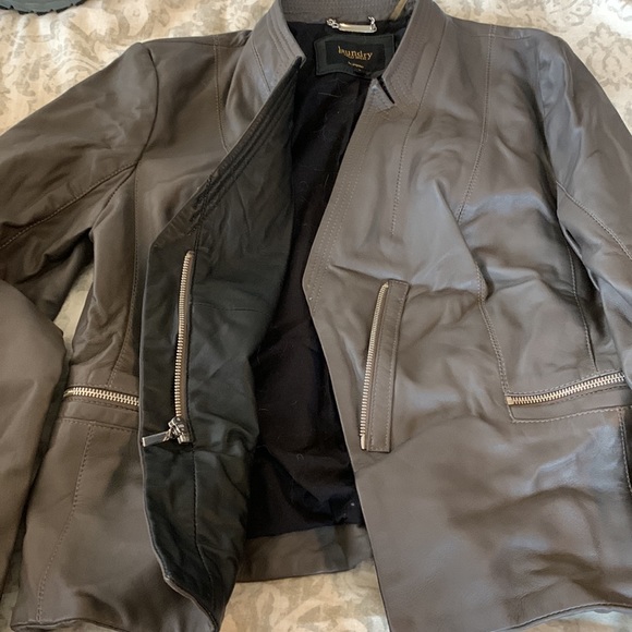 Laundry Leather Jacket. Beautiful condition. Never worn. - Picture 2 of 4